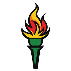 Celebrate Black History Month with culturally rich vector graphic elements featuring symbols of heritage, unity, empowerment, and African-inspired designs