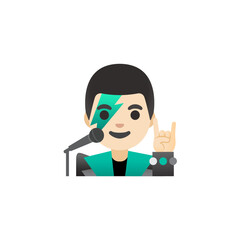 Rock Singer Emoji
