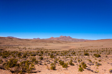 Bolivian mountains landscape,Bolivia