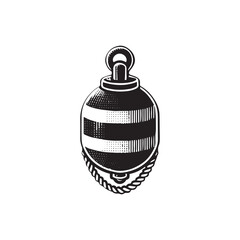 Buoy vector icon design symbol illustration.
