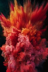 Fototapeta premium Colored Smoke Overlay Smoke Backgrounds Sport Digital Backdrop Color Explosion Backdrops