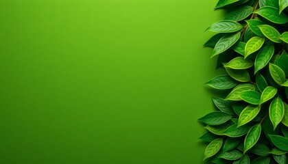 green leaves background