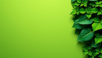 green leaves background