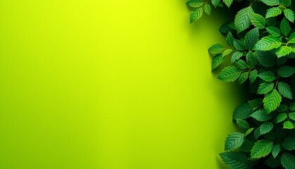 green leaves background