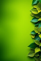 green leaves background
