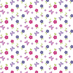 Digital and textile kids design Seamless Pattern