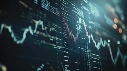 Stock Market Data Display Showing Financial Trends