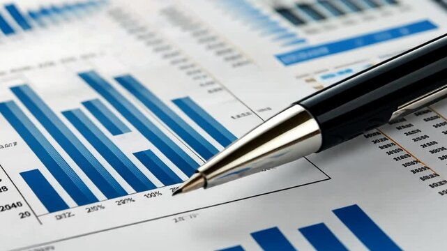 Financial pens and documents Business finance cost savings, focusing on practical methods to lower operational costs and enhance financial performance