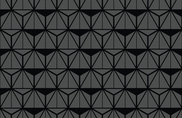 Abstract geometric seamless pattern. Graphic modern vector background. 
