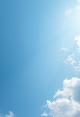 blue sky with clouds