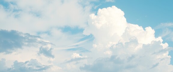 blue sky with clouds