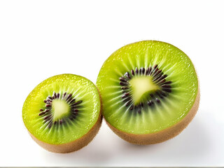 kiwi fruit isolated on white