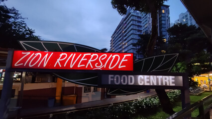 Obraz premium a local food court near the residential area