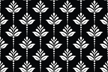 Abstract floral seamless pattern. Modern stylish texture repeating. Vector background.