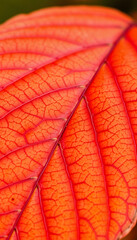Obraz premium Detailed macro image of leaves beautiful colored veins natural background and texture, pixel art, with white tones