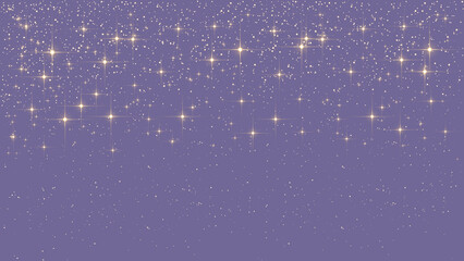 Color festive template with sparkles, glitter and stars for holiday background.