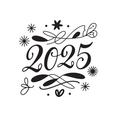 2025 typography t shirt design