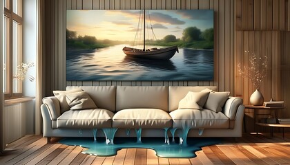 Fototapeta premium Magical Canvas Melting Into Room