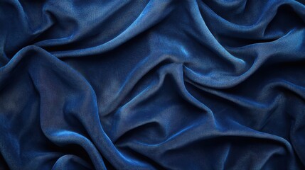 Deep Blue Fabric Texture