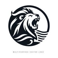 Creative and unique professional corporate esports Cricket and football Sports logo with Animal 
