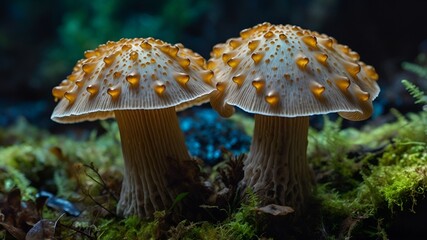 Fototapeta premium mushrooms in the forest