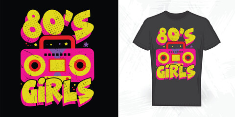 Funny Old School Hip Hop Vintage Cassette Music Mixtape T-shirt Design