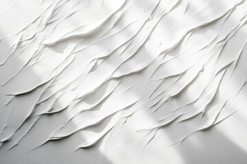 Abstract Shadow of Tree Leaves on White Background with Soft Lighting and Texture