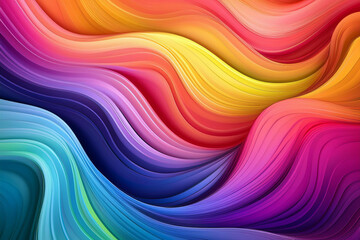 Fototapeta premium Smooth Colorful Gradients with Abstract Flowing Shapes