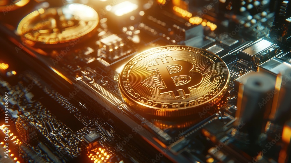Aufkleber Financial services and applications are built on blockchain systems, demonstrating modern technological integration.
