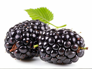 blackberry isolated on white background
