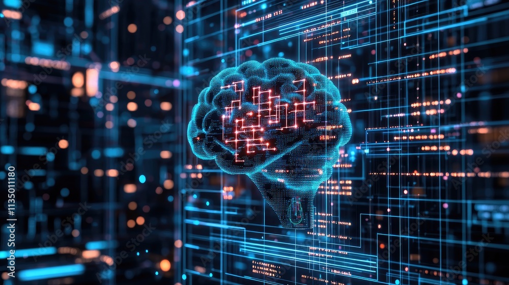 Aufkleber The imagery illustrates various predictive modeling approaches such as regression and machine learning applied to analytics tasks, showcasing data-driven decision-making
