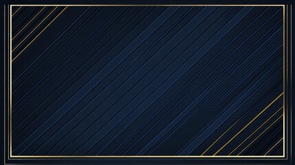 Premium background design with diagonal dark blue line pattern. Vector horizontal template for digital lux business banner, contemporary formal invitation, luxury voucher, prestigious gift certificate