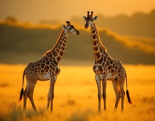 Wild african animals The springbok medium sized antelope