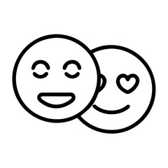 poop emoji icon, emoji day line art, emoji icon - simple black line art icon of poop emoji, symbolizing emoji day topic celebrations. emoji vector art.