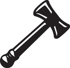 Hammer icon silhouette vector illustration