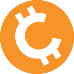 Modern Letter C Crypto Logo Icon Vector, C crypto currency logo vector