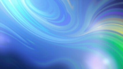 Abstract Swirling Pattern of Blue, Green, and White Colors, Creating a Dreamy and Surreal Atmosphere