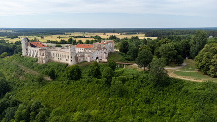 ruins of a castle on a hill