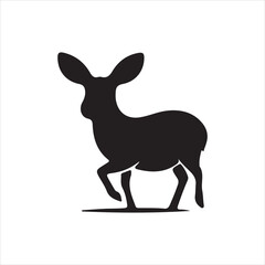 deer silhouette vector