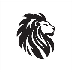 lion head silhouette