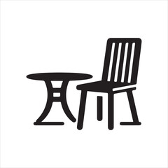 two chairs and table