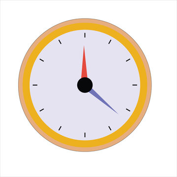 recommend clip art: Wall clock. Simple wall clock. Minimalist watch. Classic design wall clock. Analog clock. Vector illustration