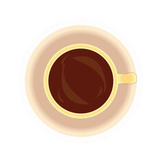 coffee cup vector on white background. wallpaper. logo design.