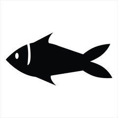 Fototapeta premium fish illustration.Fish logo. Icon design. Template elements