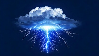 Electrifying thunderstorm lightning strikes dramatic clouds nature scene outdoor awe-inspiring energy view