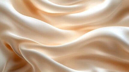 Obraz premium Elegant Beige Silk Drape Fabric Texture