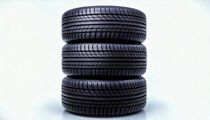 Showcasing durable rubber tires automotive industry product display studio environment close-up view quality assurance