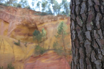 Ochre mining - Roussillon - Vaucluse - Provence-Alpes-Côte d'Azur - France