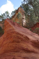 Ochre mining - Roussillon - Vaucluse - Provence-Alpes-Côte d'Azur - France