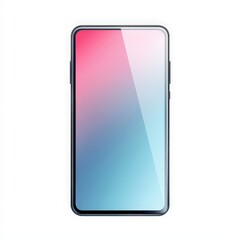 Design of mobile phone icon logo illustration isolated on white background